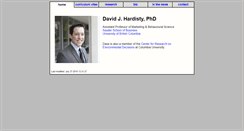 Desktop Screenshot of davidhardisty.info